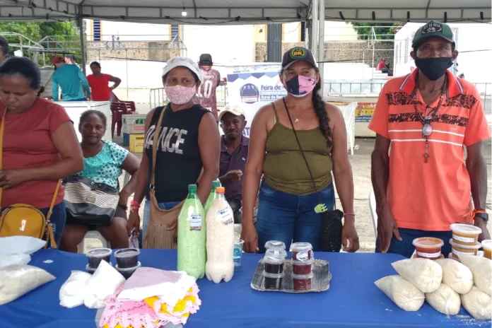 Feira - de - Desenvolvimento - Rural - de – Regeneração - atrai - centenas - de – Regenerense – á - Praça - Firmina – Buji - na - imagem – agricultores - da – comunidade - Mata - dos - expondo suas - mercadorias Feira - de - Desenvolvimento - Rural - de – Regeneração - atrai - centenas - de – Regenerense – á - Praça - Firmina – Buji - na - imagem – agricultores - da – comunidade - Mata - dos - expondo suas - mercadorias