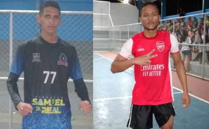 A – prova - dos - nove – Bico - Seco - e - 3º - ADM - vão – se - enfrentar - pela - terceira - vez seguida – na - Superliga - de – Futsal – Escolar - na –imagem – os - craques – das – duas- equipes - César - e – Flavio - vão - para – mais - um – jogo - quem - vai - levar - a - melhor - no terceiro - duelo - seguido - entre - os - dois - times?