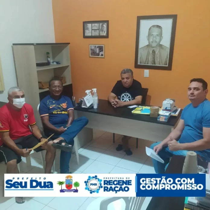 Presidente - da - Câmara – de - Vereadores - de Regeneração - Ciríaco - Araújó - e – o - Prefeito - Seu - Dua - se - encontram - pela - primeira - vez - após - a - tumultuada – eleição para – o- legislativo - regenerense.