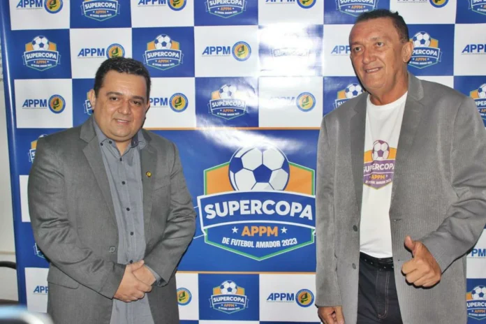 Cidade de Regeneração vai sediar jogos da 2ª Supercopa APPM de Futebol Amador 2024 na imagem, Manelão ao lado direito, ao lado de Toninho Caridade presidente da APPM
