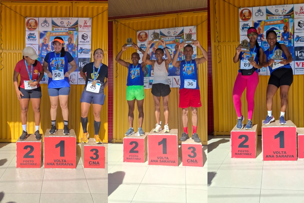 Atletas-no-pódio-recebendo-medalhas-e-troféus-celebrando-a-vitória-com-sorrisos-e-aplausos-na-1ª-REGERUN-de-Regeneração