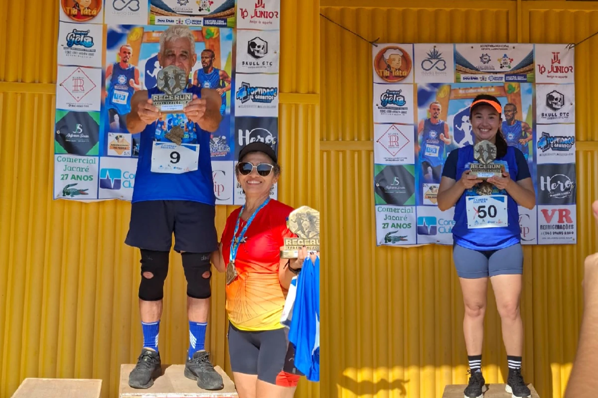 Atletas-recebem-suas-medalhas-e-troféus-após-uma-corrida-intensa