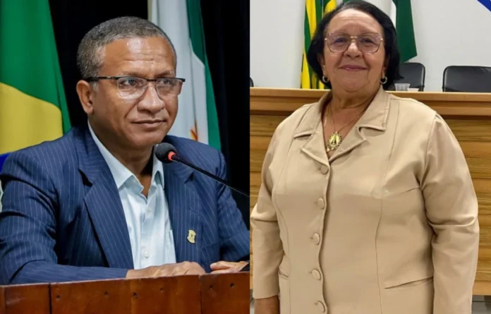 Na- imagem-Ciríaco-Araújo-e--Isinha-Absolon-como-presidente - e- vice -da-Câmara-de-Regeneração