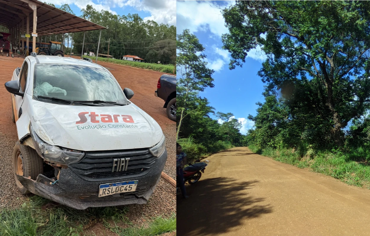 Na-imagem-o-Fiat-Strada-que-subia-em-direção-à-Ladeira-do-Boqueirão-quando-bateu-na-traseira-da-moto-de-Zé-Costa